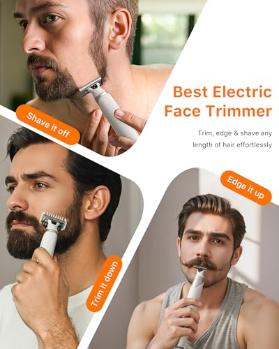 New 2 in 1 Body & Nose Hair Trimmer (Solo / White)