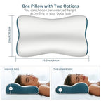 Cervical Pillow for Neck Pain Relief (Grey)