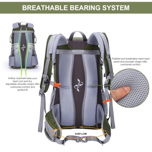 40L Hiking Backpack (Army Green / 40L)
