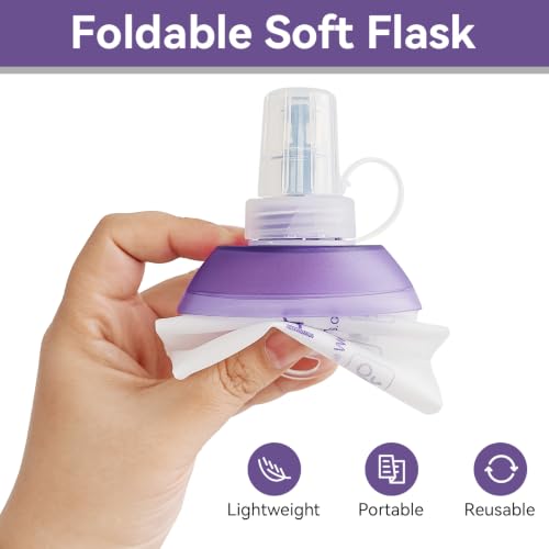 250ml Soft Flask (1pcs, 250ml Purple)
