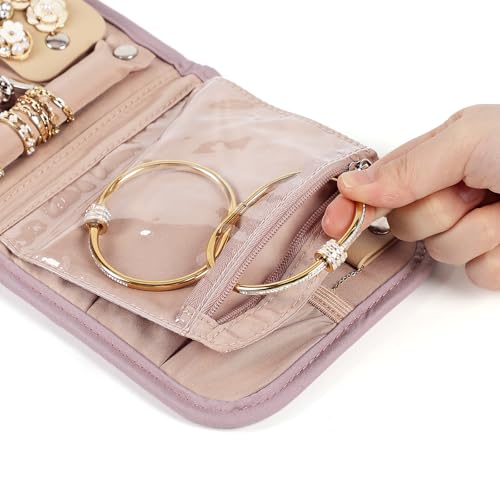 Travel Jewelry Case (Peach-Pink / Samll)