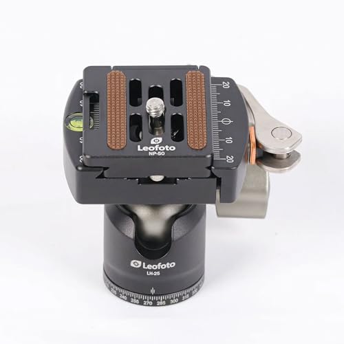 45" Carbon Fiber Compact Tripod 360° Ball Head LS (LS-224CX+LH-25LR:Max Load 6KG-4 Sections)