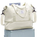 Travel Duffle Bag Carry On Weekender 18x14x8 Gym Work Bags for Women Men (A88-apricot / X-large)