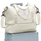 Travel Duffle Bag Carry On Weekender 18x14x8 Gym Work Bags for Women Men (A88-apricot / X-large)