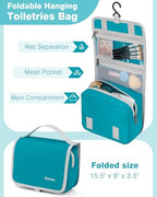 10 Piece Compression Packing Cubes with Travel Organizer Set (10-Blue / 10 Set)