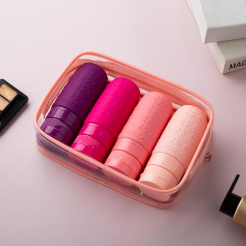Travel Bottles for Toiletries (Pink / 2 Ounces)