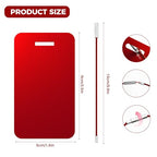 4PCS Personalized Luggage Tag (Red / Large)