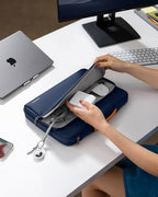 360 Protective Laptop Case Bag for 15 (Navy Blue / 15 Inch for MacBook Air)