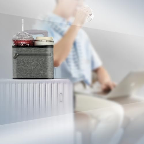 Travel Luggage Cup Holder (Gray)