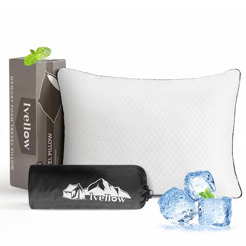 Travel Pillow (S-12 Inchx16 Inch / Cooling White)