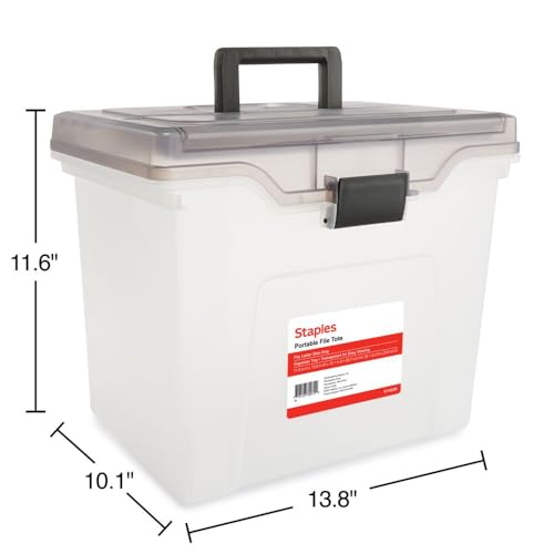 File Box Portable Tote (Clear)