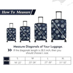 Travel Luggage Cover Suitcase Protector Fits 18 (Sparkler / S)