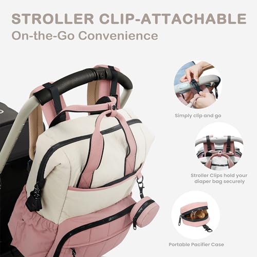 Diaper Bag Backpack (Pink)