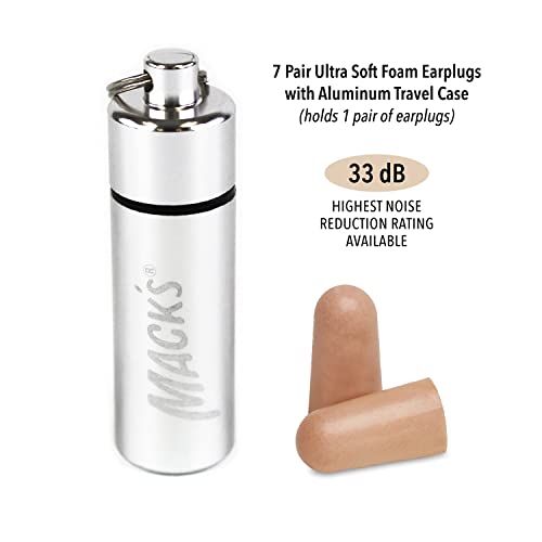 Mack’s Ultra Soft Foam Earplugs (Beige / 7 pair (Pack of 1))
