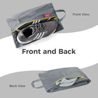 Shoe Bag for Travel (Grey / Non-Foldable-Regular)