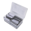 20pcs Hair Perm Rods Fluffy Perming Rod Hair Roller Curler Hairdressing Tool Kit(Purple) Styling Tools & Appliances (Grey)