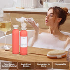 Travel Shampoo Bottle (Orange+light Blue+pink+green)