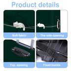 Luggage Cover Washable Suitcase Protector Anti (White cat / S(fits 20-22inch suitcase))