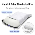 Cushion Lab Travel Deep Sleep Pillow (Light Grey)
