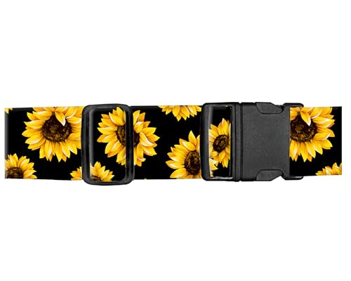 Luggage Straps for Suitcases (Cute Sunflowers)