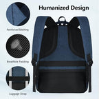 Backpck for Men Women (A2-blue / 17.3 Inch)