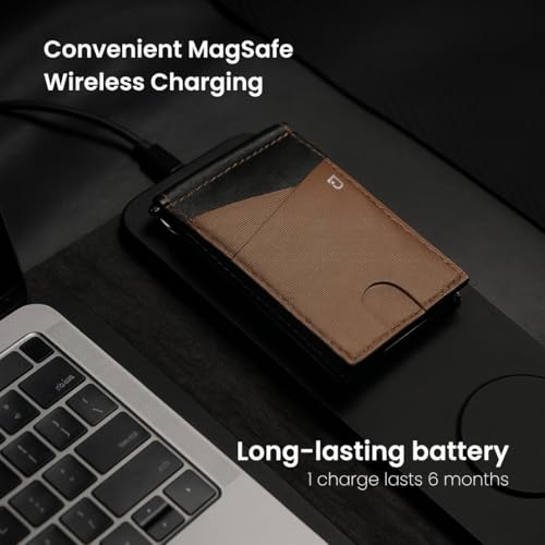 Jenoss Smart Tracking Wallet For Men (Money clip airtag)