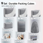 Packing Cubes for Travel (04 Gray)