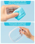 Travel Containers for Toiletries (1 OZ (30ML) / Blue)