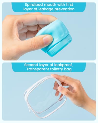 Travel Containers for Toiletries (1 OZ (30ML) / Blue)