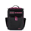 15L Slim Gym Backpack 1000D Travel EDC Daypack (Black Neon Pink)