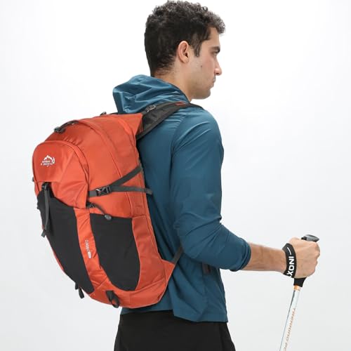 Hiking Hydration Backpack with 2L (Orange-3L Water Bladder)