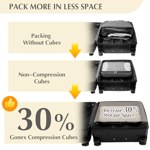 Compression Packing Cubes (4-Cream / 4 Set)