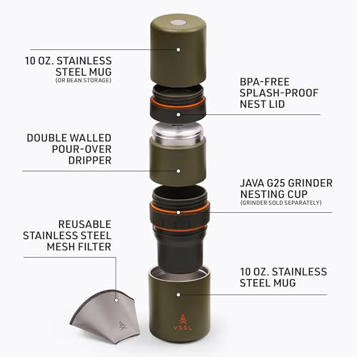 Nest Pour Over Coffee Kit (Deep Moss / Nest Pour Over Coffee Kit)