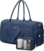Women Weekender Travel Duffle Bag (05-Blue / X-Large)