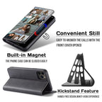 Personalized Gift Wallet Case Compatible with iPhone Air 17 16 15 Plus 14 13 Pro Max XS 12 11 Phone with Money Card Holder (Black-K)