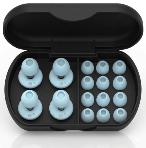 40dB Ear Plugs for Sleeping Noise Cancelling Ear Plugs for Noise Reduction & Snoring (Blue)