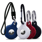 AirTag Holder 4 Pack Compatible with Apple AirTag (Blue - White - Red - Black)