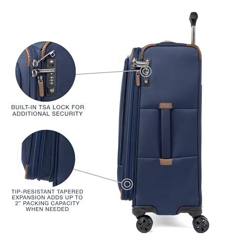 Crew Classic Softside Checked Luggage (Patriot Blue / Checked Medium)
