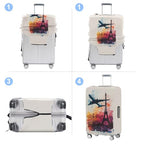 Tower Luggage Cover Washable Suitcase Protector Anti (Tower-2 / S(20-22inch suitcase))