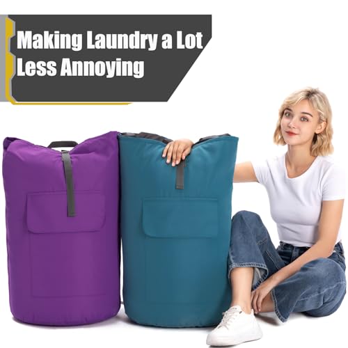 Backpack Laundry Bag (Teal)