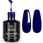 Beetles Blue Gel Nail Polish (D - Creme Blue | Midnight Ocean)
