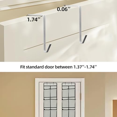 Over The Door Shoe Organizer (gray)