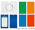 Luggage Tags Metal Suitcase Tags Travel Bag ID Identifier Luggage Tag (2-pack - Blue)