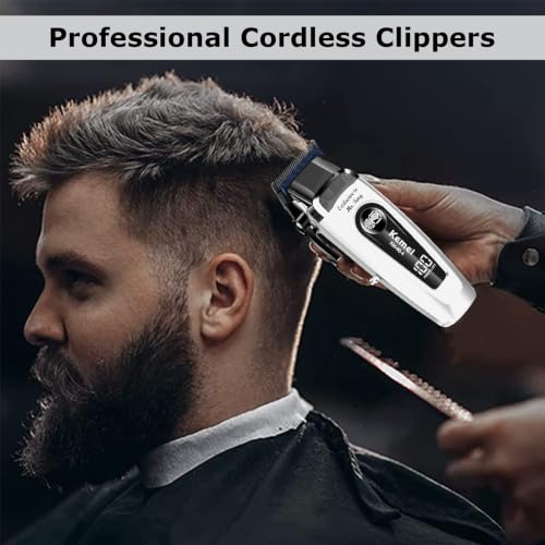90 4 Professional Hair Clippers for Men 11500 RPM Barber Clippers (White)