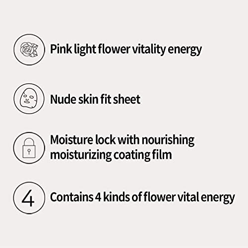 Glow Luminous Flower Firming Mask Rose 10 Sheets