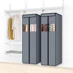 Garment Bags for Hanging Clothes Hanging Storage Bags 54 in (Grey / 54"-2 Pack)