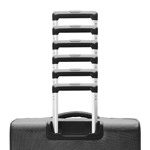 UpLIFT Lightweight Large Checked Softside 3 (3-Piece Set (CO/MD/LG) / Black)