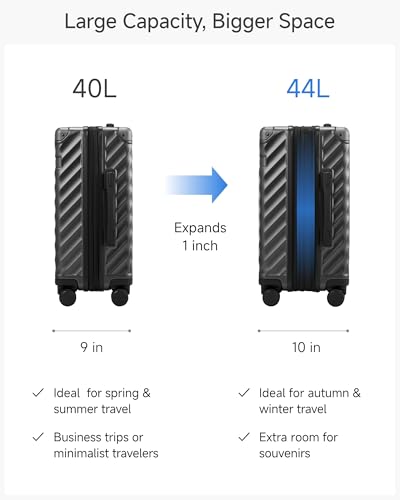 20 Inch Carry On Luggage 22x14x9 Airline Approved (Carry-On 20-Inch / Cherry)