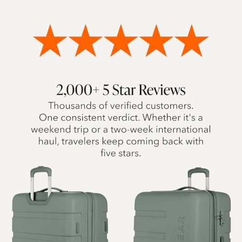 Signature Hardside Expandable Checked Large Spinner Luggage (Checked-Large 27-Inch / Olive)