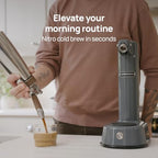 NitroPress DS Electric Nitro Cold Brew Coffee & Cocktail Maker Machine